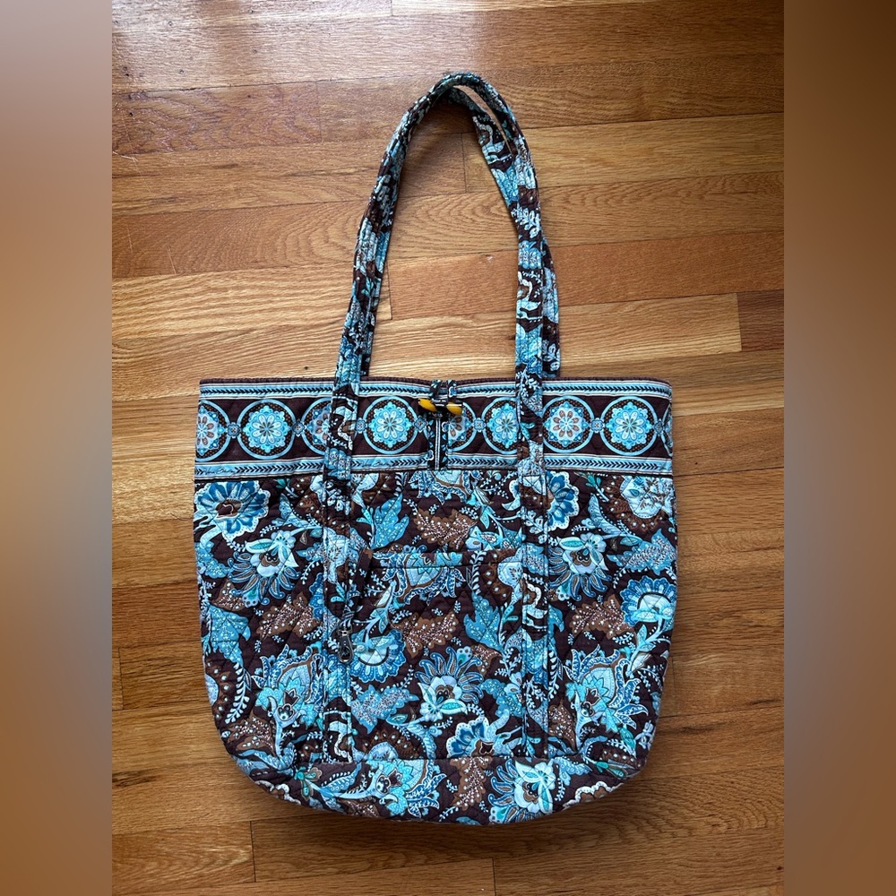 Vera Bradley Java Blue Tote